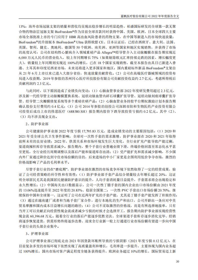 bob电竞竞技
医疗股份有限公司2022年年度报告_29