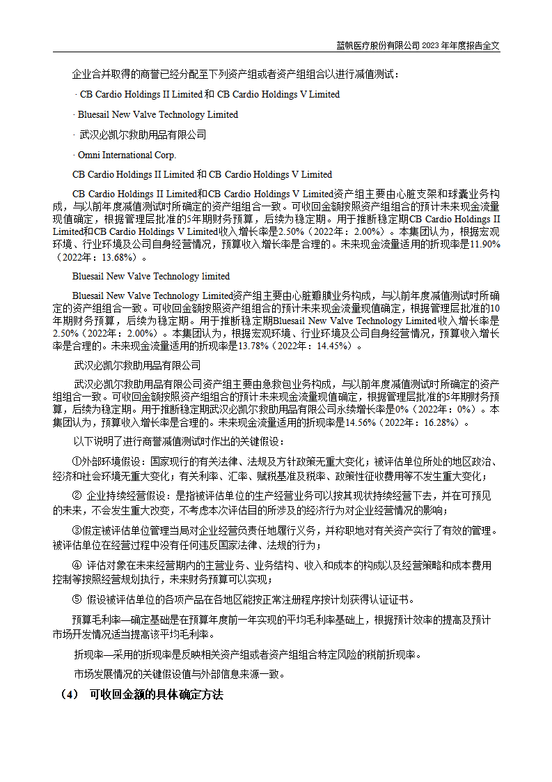 bob电竞竞技
医疗股份有限公司2023年年度报告_186