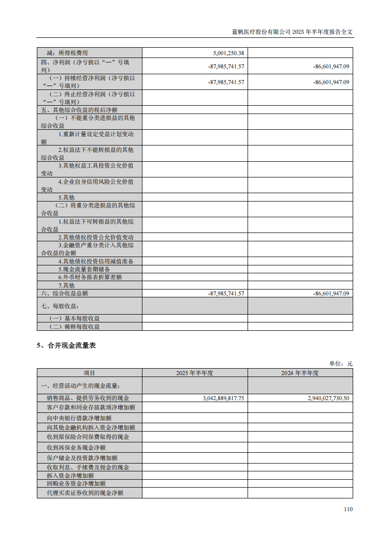 bob电竞竞技
医疗：2025年半年度报告_110